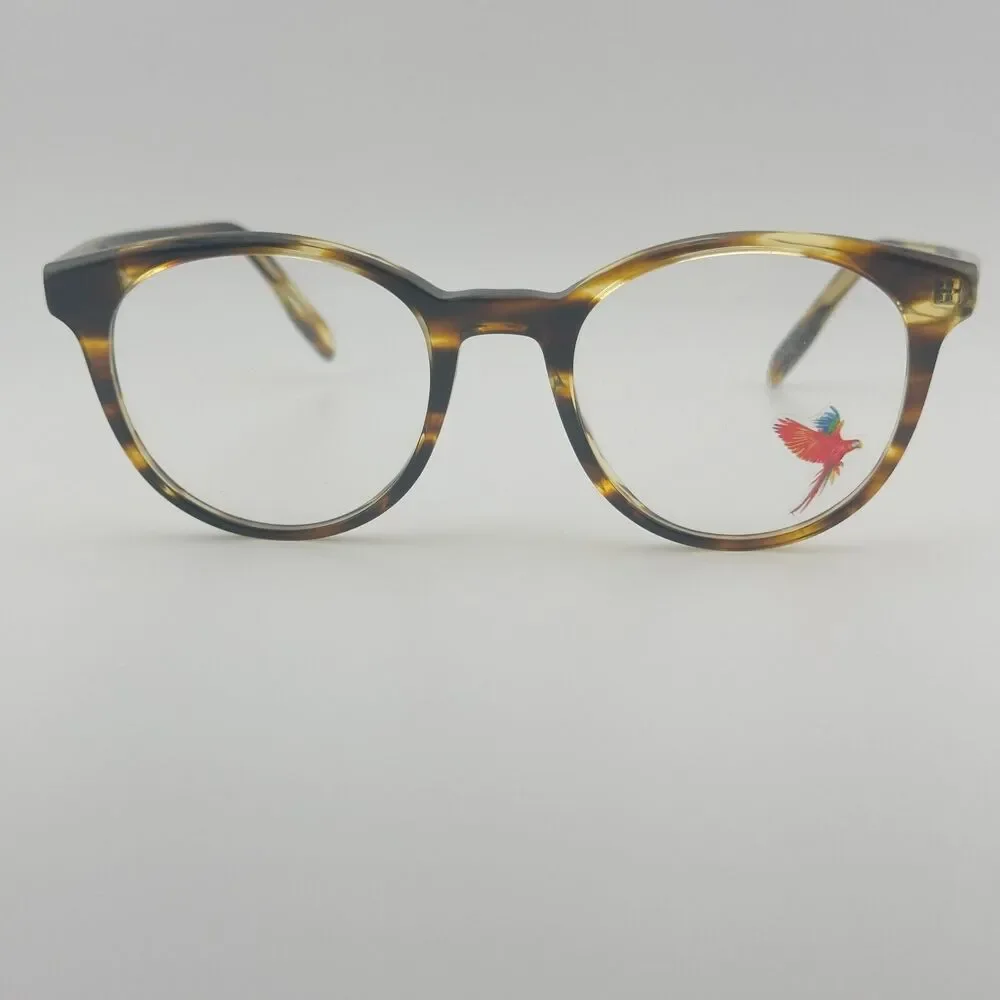 Maui Jim MJO 2118-26SP Tortoise Brown Round Eyeglasses Frames 49-20‎ 145 H12357